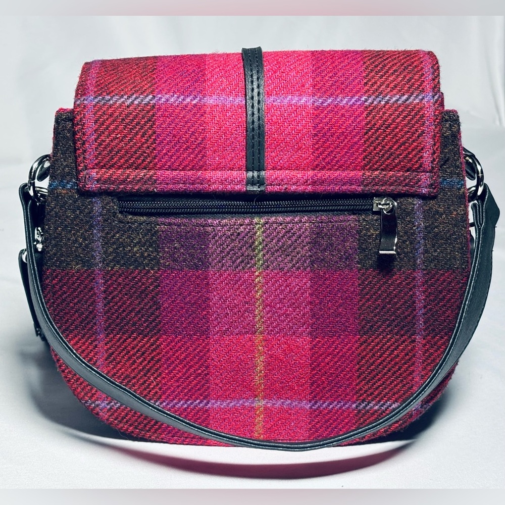 Mucros Weavers Grace Bag Women's Pink Irish 100% Tweed Shoulder Purse Ireland - Picture 3 of 8